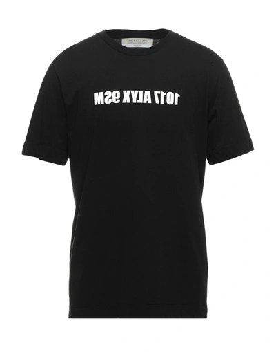 Shop Alyx 1017  9sm Man T-shirt Black Size Xxl Cotton