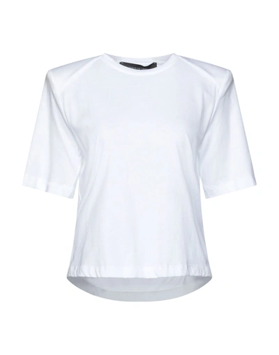 Shop Federica Tosi Woman T-shirt White Size 8 Cotton