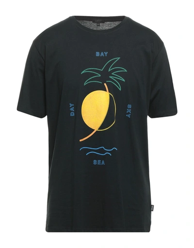 Shop Liu •jo Man T-shirts In Black