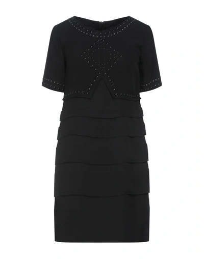 Shop Barbara Bui Woman Mini Dress Black Size 8 Acetate, Viscose