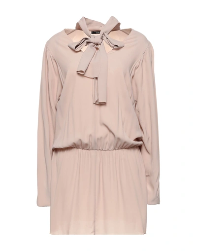 Shop Carla G. Woman Mini Dress Blush Size 8 Acetate, Silk In Pink