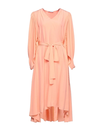 Givenchy Midi Dresses In Salmon Pink