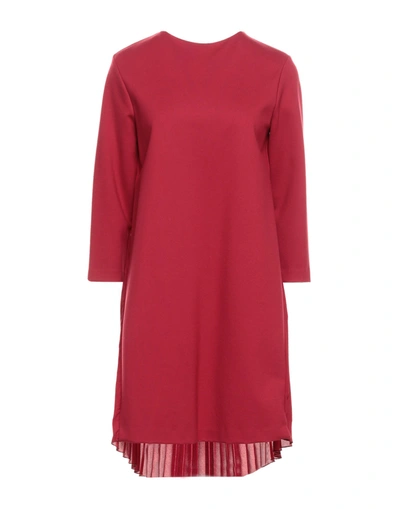 Shop Be Blumarine Woman Mini Dress Red Size 6 Viscose, Polyamide, Elastane