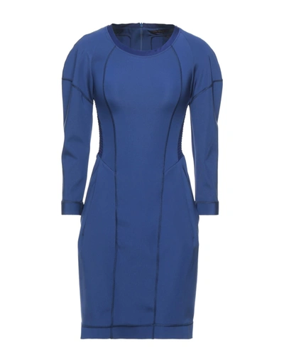 Shop High Short Dresses In Blue