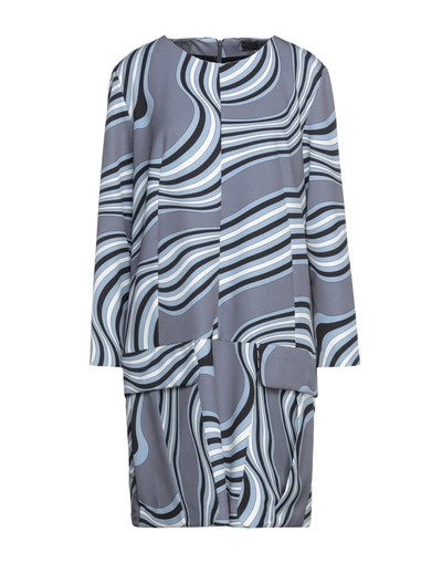 Shop Alessandro Dell'acqua Short Dresses In Light Grey