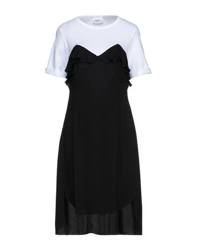 Shop Dondup Woman Short Dress Black Size M Viscose, Cotton, Elastane