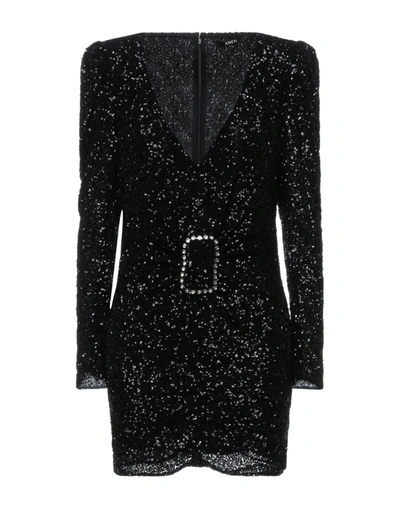 Shop Amen Woman Mini Dress Black Size 10 Polyamide, Pvc - Polyvinyl Chloride, Glass, Metal