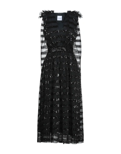Shop Halpern Midi Dresses In Black