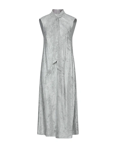 Midi Dresses In Grey