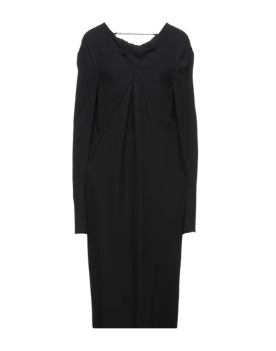 Shop Olivier Theyskens Midi Dresses In Black