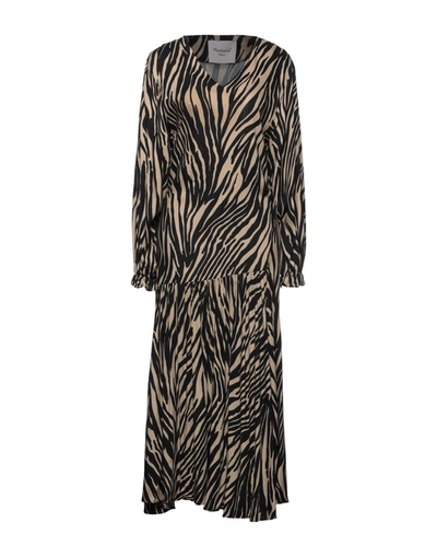 Shop Mariuccia Woman Maxi Dress Beige Size S Viscose