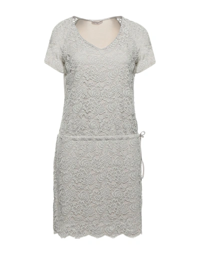 Shop Nero Giardini Short Dresses In Light Grey