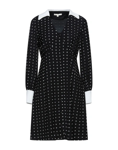 Maje Short Dresses In Black