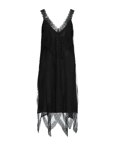 Shop Anna Molinari Blumarine Woman Midi Dress Black Size 6 Polyamide, Polyester