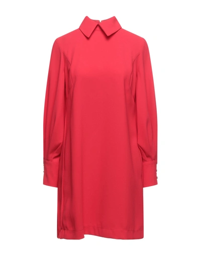 Shop Divedivine Short Dresses In Red