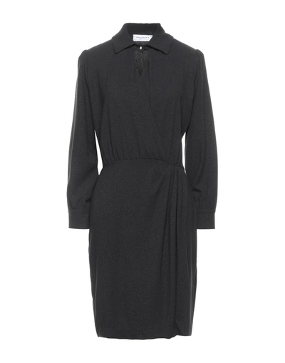 Shop Anna Rachele Woman Short Dress Black Size 6 Polyester, Rayon, Elastane
