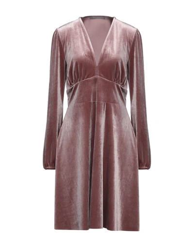 Shop 19.70 Nineteen Seventy Woman Midi Dress Pastel Pink Size 6 Polyester, Elastane