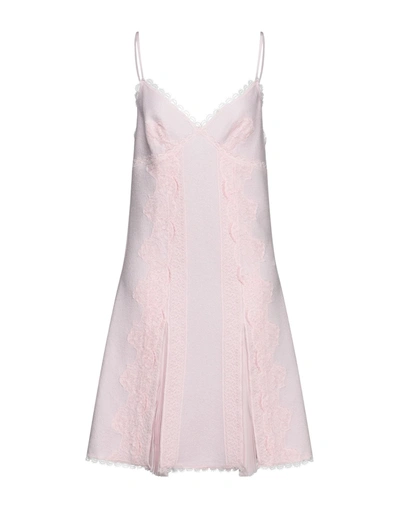 Shop Ermanno Scervino Woman Mini Dress Pink Size 8 Wool, Silk, Cashmere, Cotton, Polyester