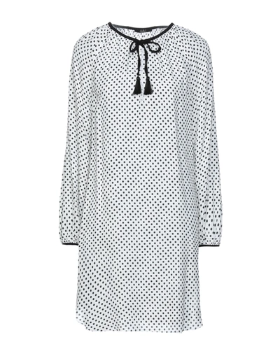 Shop Carla G. Woman Mini Dress White Size 8 Viscose, Elastane