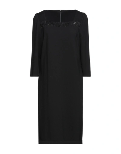 Shop Nero Giardini Short Dresses In Black