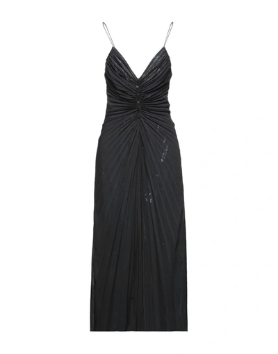 Shop Marco De Vincenzo Midi Dresses In Black