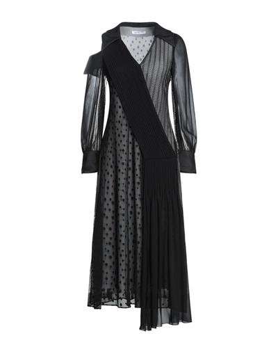 Shop Adeam Midi Dresses In Black
