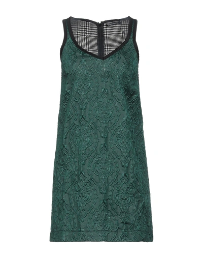 Shop Nineminutes Short Dresses In Green