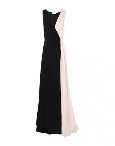 Shop Anna Molinari Blumarine Woman Maxi Dress Black Size 6 Viscose, Elastane, Silk