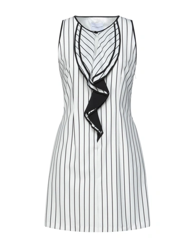 Shop Atos Lombardini Woman Mini Dress White Size 10 Polyester