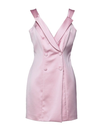 Shop Jijil Woman Mini Dress Pink Size 4 Polyester, Elastane