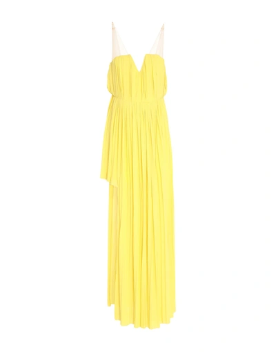 Shop Feleppa Woman Maxi Dress Yellow Size 8 Polyester
