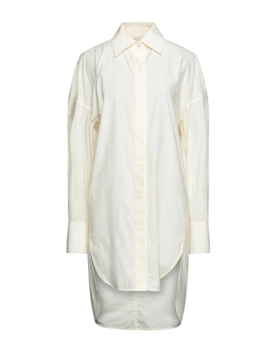 Shop L'autre Chose L' Autre Chose Woman Mini Dress Ivory Size 4 Cotton In White