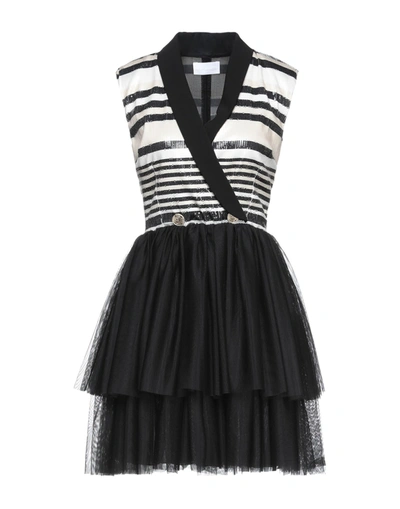 Shop Cristinaeffe Woman Mini Dress Beige Size 8 Polyester, Viscose, Elastane, Polyamide