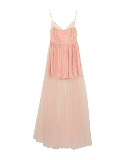 Shop Feleppa Woman Maxi Dress Pink Size 10 Polyester, Polyamide