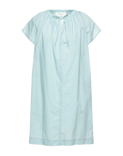 Shop Katia Giannini Short Dresses In Sky Blue