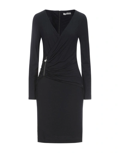 Shop Angelo Marani Short Dresses In Black