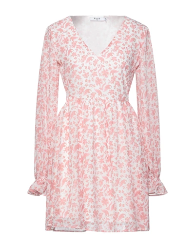 Shop Na-kd Woman Mini Dress Pink Size 6 Polyester