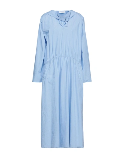 Shop Aeron Woman Maxi Dress Sky Blue Size 10 Cotton