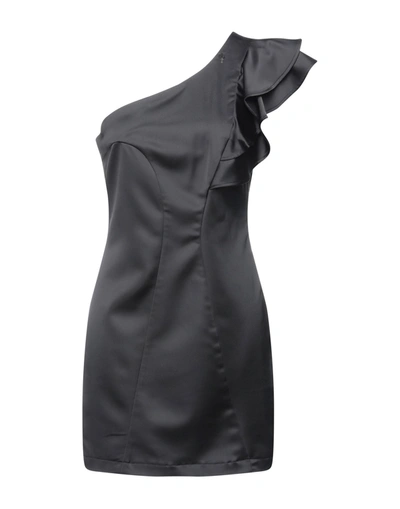 Shop Divedivine Woman Short Dress Black Size 10 Polyester, Elastane