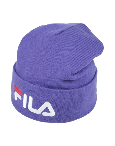 Shop Fila Hats In Light Purple