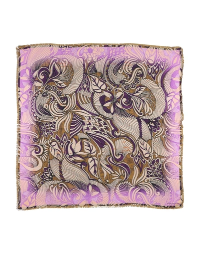 Shop Dries Van Noten Scarves In Lilac