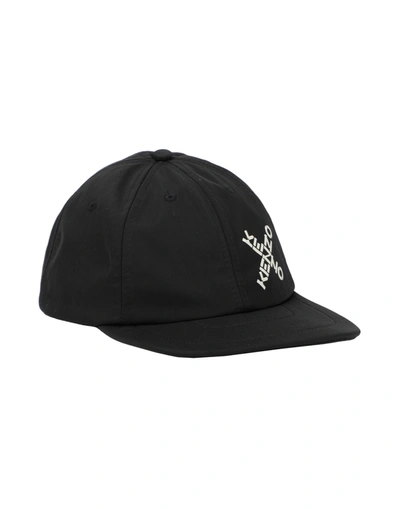 Shop Kenzo Casquette Man Hat Black Size Onesize Polyester, Nylon