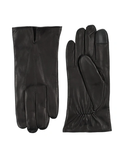 Shop Michael Michael Kors Gloves In Black