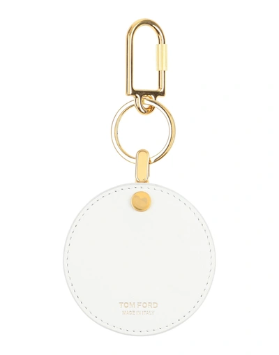 Shop Tom Ford Key Rings In White