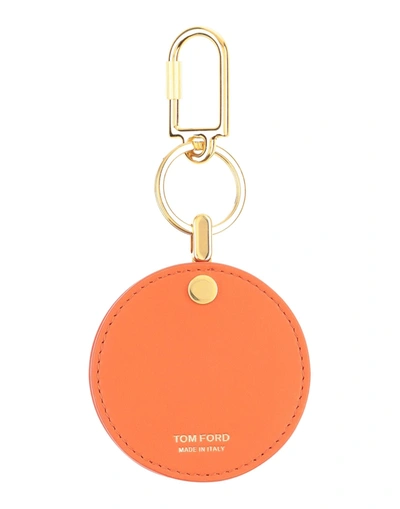 Shop Tom Ford Key Rings In Orange