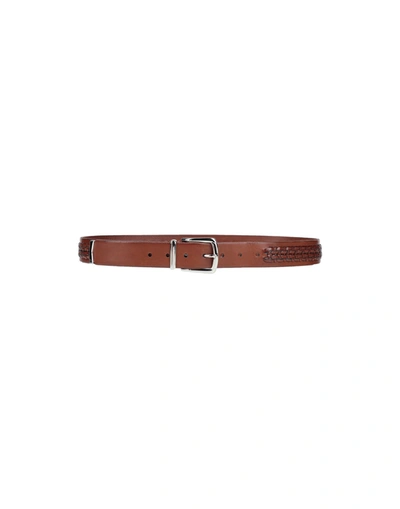 Brunello Cucinelli Belts In Brown | ModeSens