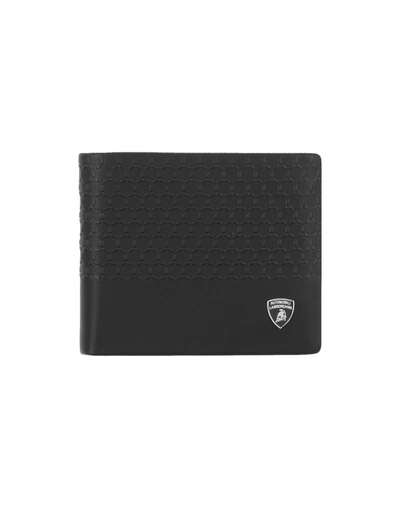 Shop Automobili Lamborghini Wallets In Black