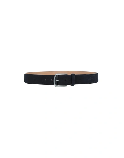 Shop Hackett Belts In Dark Blue