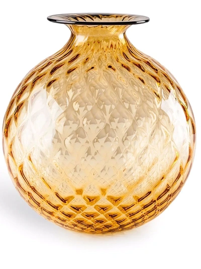 Venini "monofiore Vase 100.18 Aa Filo Oz" In Gold
