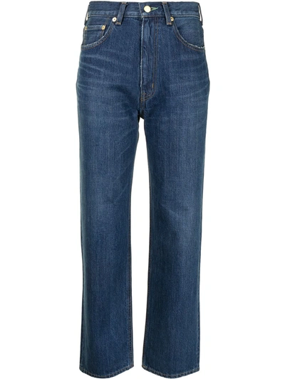 Tu Es Mon Tresor The Emerald Boyfriend Jeans In Blue